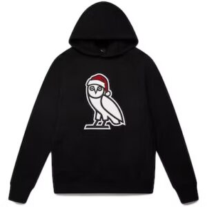 OVO Holiday Owl Hoodie – Black