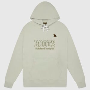 Ovo® x Roots Owl Patch Hoodie-Grey