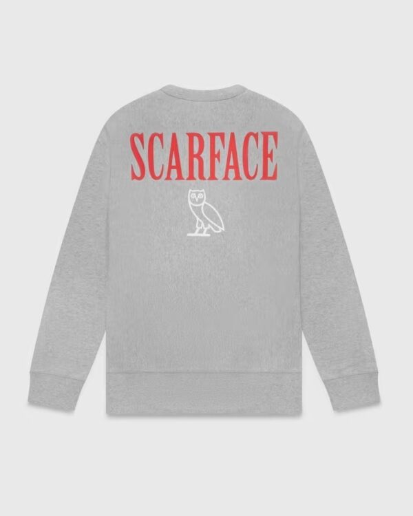 Ovo® x Scarface™ Crewneck Sweatshirt – Grey